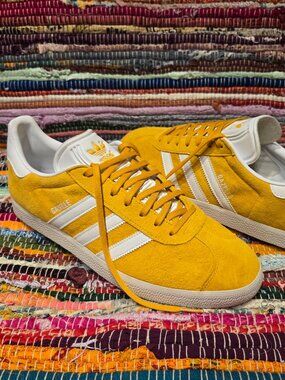 Adidas Gazelle Active Gold / FTW White Men's Size 11 US